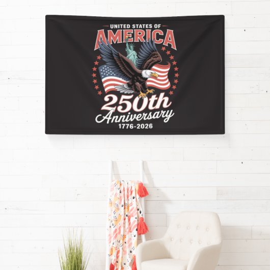 アメリカ独立記念日250周年 横断幕 (インサイチュ)