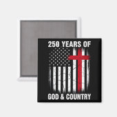 アメリカ独立記念日250周年 1776-2026 マグネット (正面/裏面)