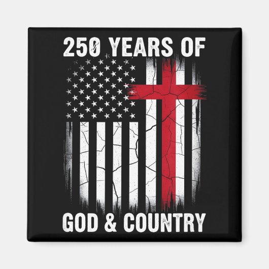 アメリカ独立記念日250周年 1776-2026 マグネット (正面)