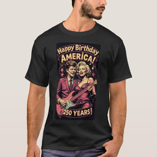 アメリカ独立記念日250周年 Tシャツ (正面)