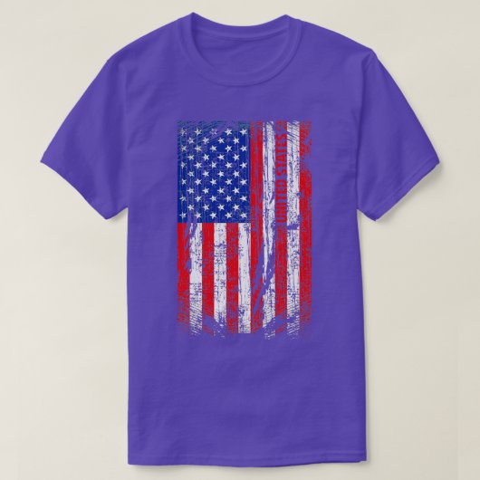 アメリカ独立記念日7月統一された州 Tシャツ (デザイン正面)