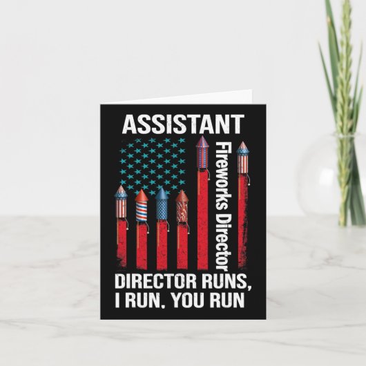 アメリカ独立記念日7月 カード (正面)