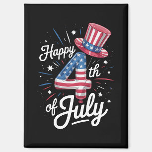 アメリカ独立記念日 おめでとう 愛国 アメリカ国旗 マグネット