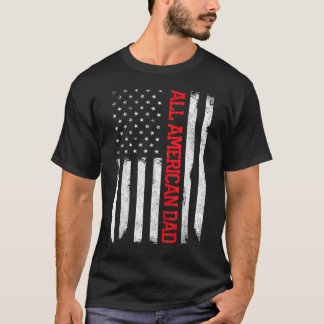 アメリカ独立記念日 アメリカ国旗 オール・アメリカン・ダッド Tシャツ