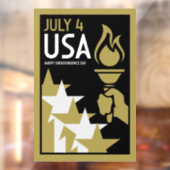 アメリカ独立記念日 ウィンドウサイン (シート2)