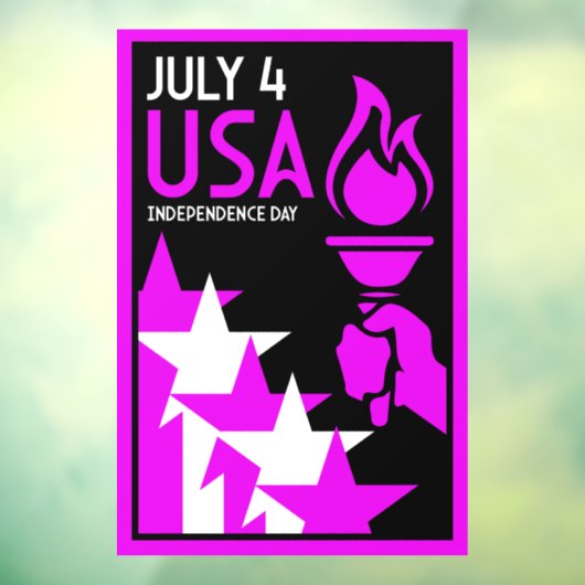 アメリカ独立記念日 ウィンドウサイン (シート3)