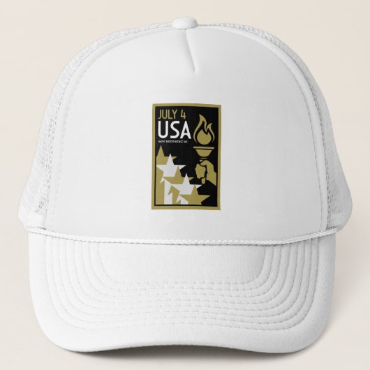 アメリカ独立記念日 キャップ (正面)