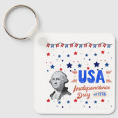 アメリカ独立記念日 キーホルダー (正面)