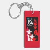 アメリカ独立記念日 キーホルダー (正面左)