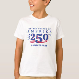 アメリカ独立記念日 ジュニアゴルファー USA建国250周年 Tシャツ