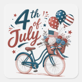 アメリカ独立記念日 スクエアシール