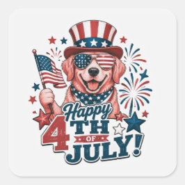アメリカ独立記念日 スクエアシール