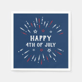 アメリカ独立記念日 スタンダードカクテルナプキン (正面)