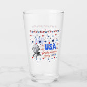 アメリカ独立記念日 タンブラーグラス (裏面)