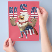 アメリカ独立記念日 チラシ (手)