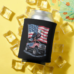 アメリカ独立記念日 パトリオティック アメリカ国旗 イーグル USA 缶クーラー