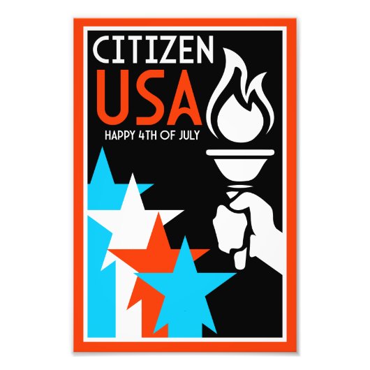 アメリカ独立記念日 フォトプリント            (正面)