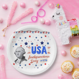 アメリカ独立記念日 ペーパープレート