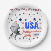 アメリカ独立記念日 ペーパープレート (正面)