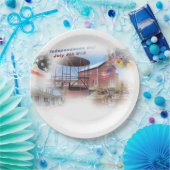 アメリカ独立記念日 ペーパープレート (パーティー)