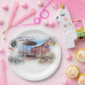 アメリカ独立記念日 ペーパープレート (パーティー)