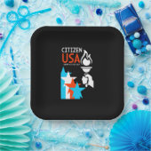 アメリカ独立記念日 ペーパープレート (パーティー)