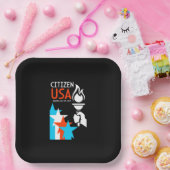 アメリカ独立記念日 ペーパープレート (パーティー)