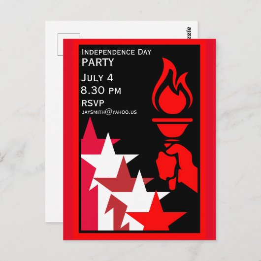 アメリカ独立記念日 ポストカード (正面/裏面)