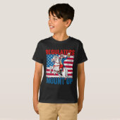 アメリカ独立記念日 マウントアップレギュレーターズ アメリカ国旗 Tシャツ (正面フル)