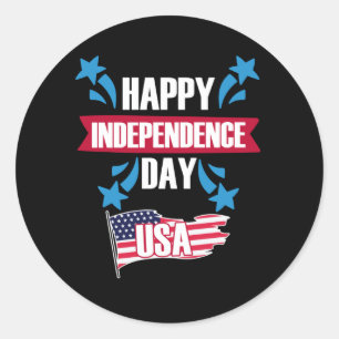 アメリカ独立記念日 ラウンドシール