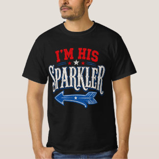 アメリカ独立記念日 彼氏のスパークル Tシャツ