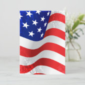 アメリカ独立記念日 星条旗 7月4日 招待状 (スタンド正面)