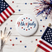 アメリカ独立記念日 星条旗 7月4日 缶バッジ