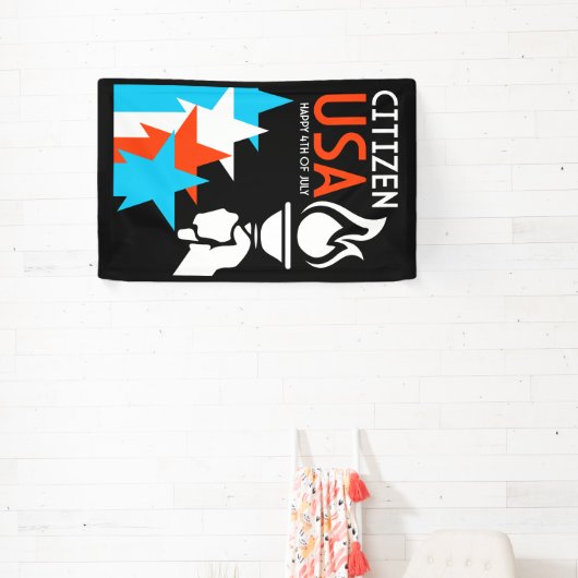 アメリカ独立記念日 横断幕 (インサイチュ)