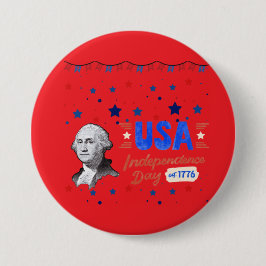 アメリカ独立記念日 缶バッジ