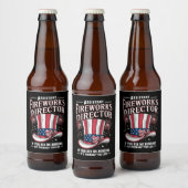 アメリカ独立記念日 花火副監督 ビールラベル (ボトル)