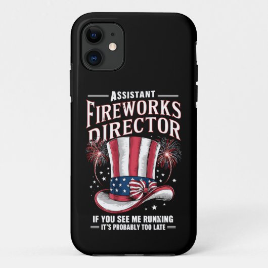 アメリカ独立記念日 花火副監督 Case-Mate iPhoneケース (裏面)