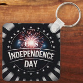 「アメリカ独立記念日」花火・スターカスタムズ キーホルダー (裏面)