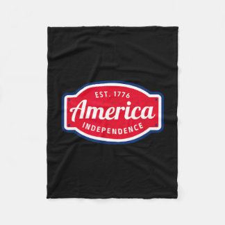 アメリカ独立記念日 1776年7月4日 フリースブランケット