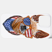 アメリカ独立記念日 4th July チワワ Case-Mate iPhoneケース (裏面 (横))