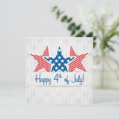 アメリカ独立記念日 7月4日 ご招待 招待状 (スタンド正面)
