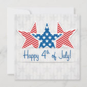 アメリカ独立記念日 7月4日 ご招待 招待状 (正面)