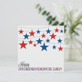 アメリカ独立記念日 7月4日 カスタム招待状 招待状 (スタンド正面)