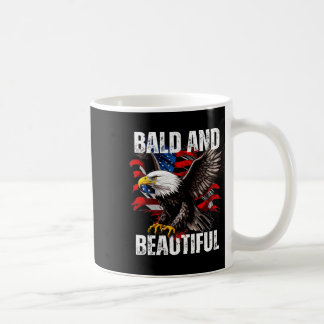 アメリカ独立記念日 7月4日 禿げて美しいアメリカ コーヒーマグカップ