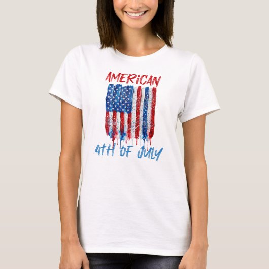 アメリカ独立記念日 Tシャツ (正面)