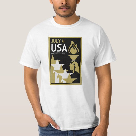 アメリカ独立記念日 Tシャツ (正面)