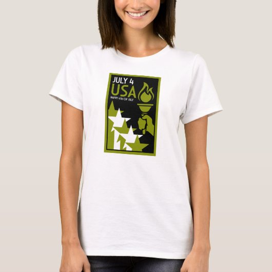 アメリカ独立記念日 Tシャツ (正面)