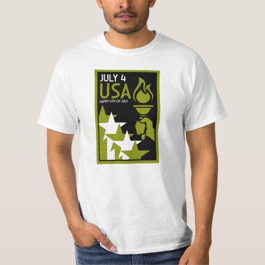 アメリカ独立記念日 Tシャツ (正面)