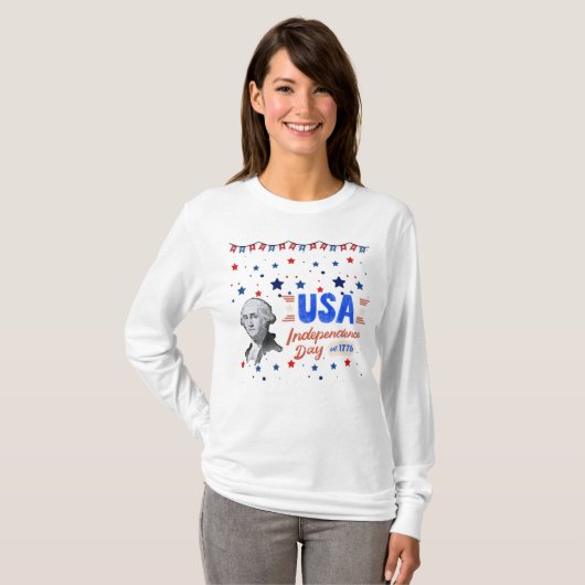 アメリカ独立記念日 Tシャツ (正面フル)