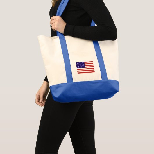 アメリカ独立記念日 usa パーティー アメリカ 国旗 トートバッグ (正面(商品))